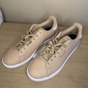 New Adidas Urban Court Lace Up Sneakers Men’s Size 10.5 Magic Beige White